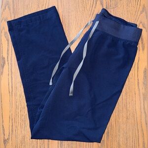 Figs women’s navy high waisted isabel wide leg